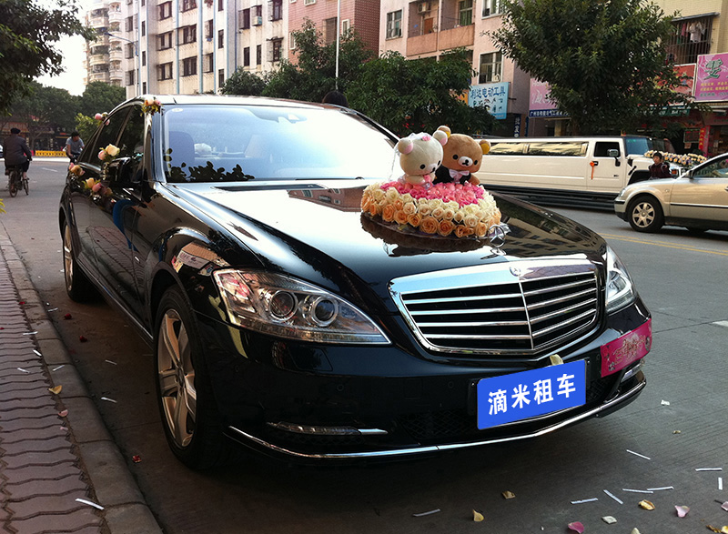 奔馳婚禮花車